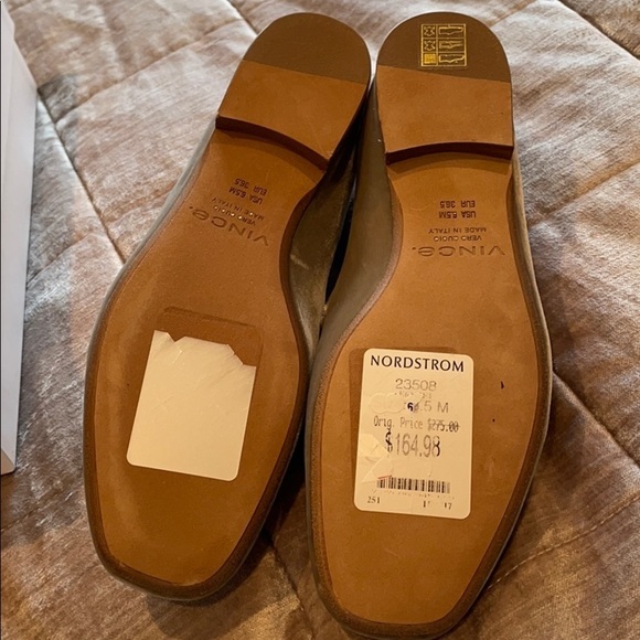 VINCE Velvet Smoking Slipper Shoes 6.5 NWOTS - Picture 7 of 11